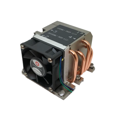 Dynatron B13 Intel Socket FCLGA3647 Square ILM 60x60x25mm PWM Fan Heatsink - Image 1 of 4