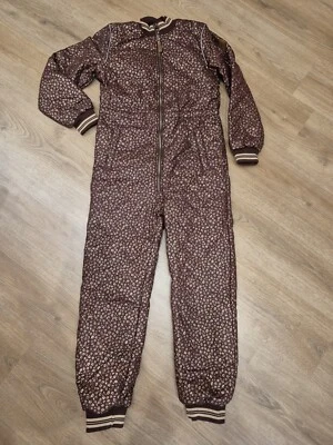 NEU Mikk-line Schneeanzug Overall Warm Gr. 152 Mädchen Decadent Chocolate - Bild 1 von 4