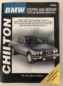 BMW COUPES AND SEDANS, 1970-88 (CHILTON TOTAL CAR CARE SERIES - Picture 1 of 4