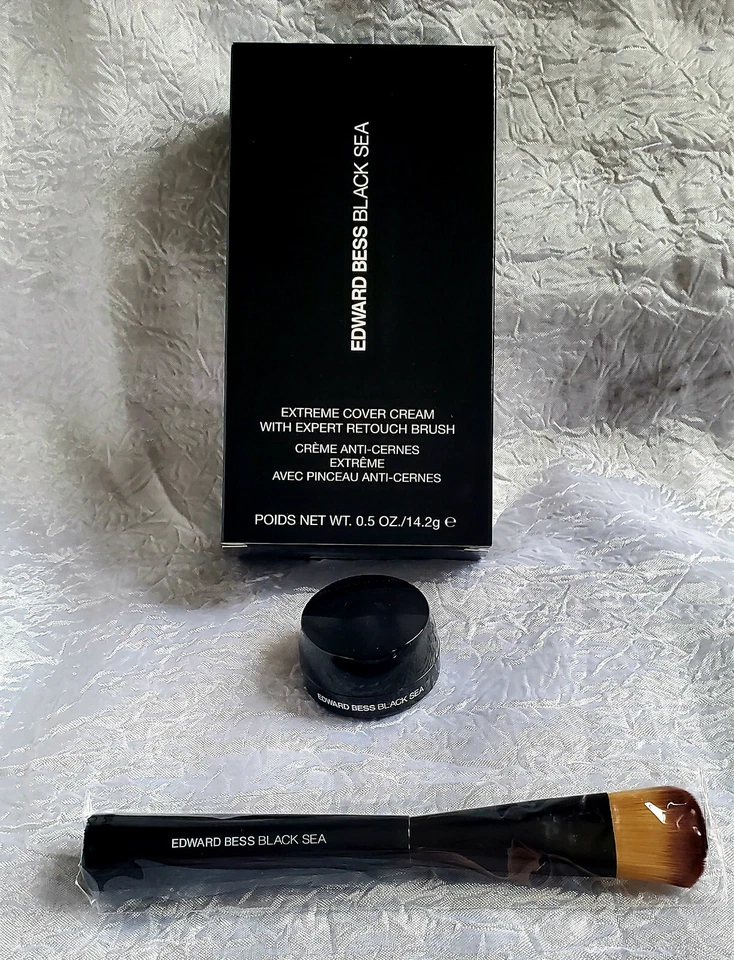 Edward Bess BLACK SEA EXTREME COVER Concealer CREAM Makeup DEEP Coverup Brush - Изображение 1 из 4