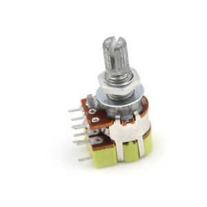 B50K 50K Ohm Dual Linear Taper Volume Control Switches Potentiometer Switch Df