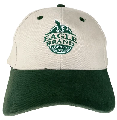 De colección NOS Marca Eagle Cervezas Oklahoma City Gorra Correa Camionero Sombrero Bordado Foto 1 de 4