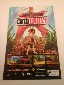 2006 Video Game Print Ad - THE ANT BULLY - GAMECUBE PC WII PS2 GBA PS MIDWAY - Picture 1 of 1