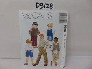 MCCALL'S SEWING PATTERN UNCUT KIDS 8690 SZ 12, 14, 16 VEST PANTS SHIRT & SHORTS - Picture 1 of 3