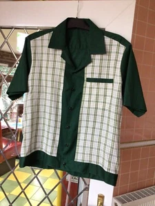 Vintage Retro Men’s Cotton Casual Shirt NWOT Size M - Picture 1 of 3