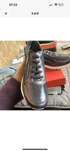 Ruth Langford Wedge Trainer Pewther Black Size Uk 8. Small Marks See Pics - Picture 1 of 6