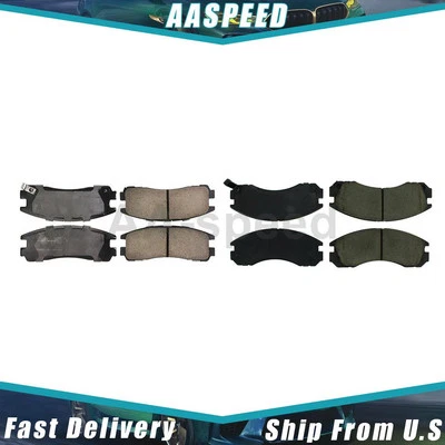 Front Rear Brake Pads For Mitsubishi Diamante 1996 1995 1994 1993 1992 - Image 1 of 4