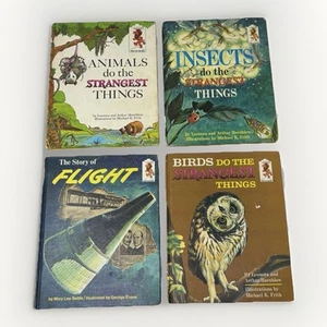 (Lot 4) Step Up Bücher: Tiere, Insekten, Vögel & Flug von Random House 1960er - Bild 1 von 14