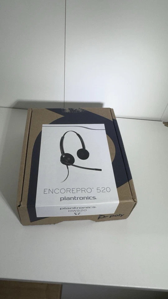 Auriculares de diadema Plantronics EncorePro HW520 negros -89434-01 ¡NUEVOS!  Foto 1 de 1