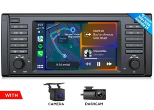 For BMW E39 540i M5 7" IPS Android Auto 14 Car Stereo Radio CarPlay GPS WiFi DSP - Picture 1 of 21