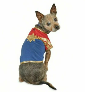 Marvel Avengers Captain Marvel Dog T-Shirt Size XS NEW - Picture 1 of 4