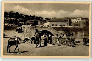 51834473 - Nazareth Marienbrunnen Kamele - Bild 1 von 2
