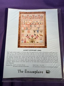 The Essamplaire SAMPLER Janet Stewart 1846 nur Muster - Bild 1 von 4