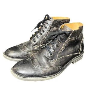 Stivali Oxford Chukka Bed Stu da uomo senza paura in pelle scarpe invecchiate taglia 13 - Foto 1 di 8