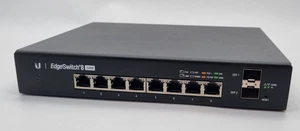 Ubiquiti EdgeSwitch 8 150W 8-Port Gigabit PoE+ Network Switch ES-8-150W - Afbeelding 1 van 7