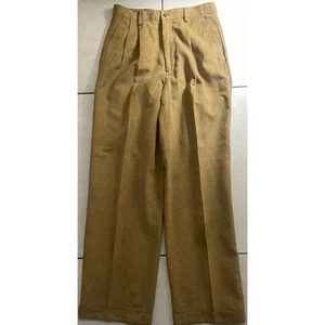 Tan Vintage Pleated FUBU Dress Pants Boys Size 14 - Picture 1 of 12