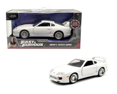 Jada 1:32 Scale Die-Cast model of Fast and Furious 1995 Toyota Supra-White-97346 - Image 1 of 4