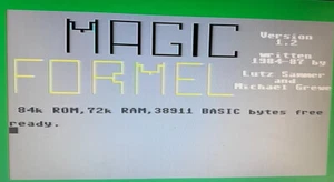 MAGIC FORMULE V 1.2 Cartouche/Module pour Commodore C 64/C128/C128D avec notice - Photo 1 sur 12