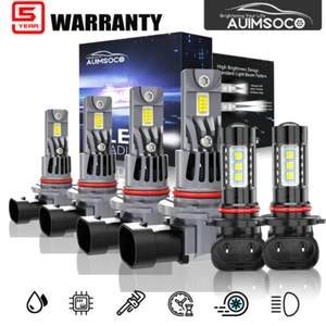 For Chevy Silverado 1500 2500 HD 2003-2006 LED Headlights Fog Light 3000K/6000K - Picture 1 of 18