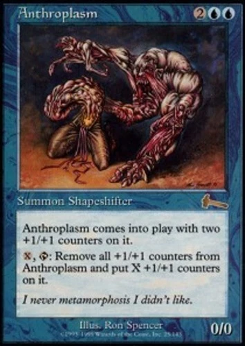 Anthroplasm ~ Moderately Played Urza's Legacy MTG Magic UltimateMTG Blue Card - Image 1 of 1