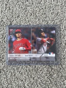 2018 Topps Now Shohei Ohtani & Juan Soto #824 RC Rookie of the Month - Picture 1 of 1