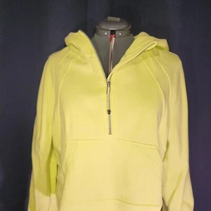 Sudadera con capucha amarilla de gran tamaño para mujer Lululemon Scuba - Imagen 1 de 8