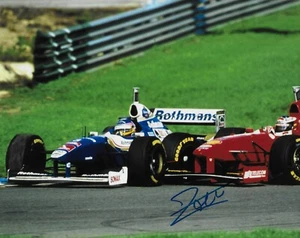Signed Jacques Villeneuve Formula 1 Racing Autographed 8x10 Photo #2 Original - Picture 1 of 2