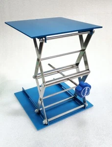 VWR 10 X 10 Aluminum Support Jacks Scissor Lift 13 in' Max Height,  186 LBS MAX - Picture 1 of 6
