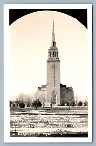 MARTY SD ST.PAUL'S CHURCH VINTAGE REAL PHOTO POSTCARD RPPC - Picture 1 of 2