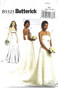 2009 Ladies Butterick pattern dress prom bridesmaid bust 30.5,31.5,32.5 in - Picture 1 of 2