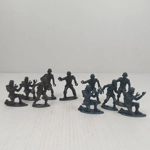 Lot of 10 Vintage MPC Marx US Civil War Soldiers Grey Blue Army Men Figures - Picture 1 of 19