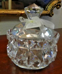 ATEMBERAUBENDE Vidali Kollektion kristallklar mit Deckel Anhänger GLAS SCHMUCKSTÜCK - Top! - Bild 1 von 8
