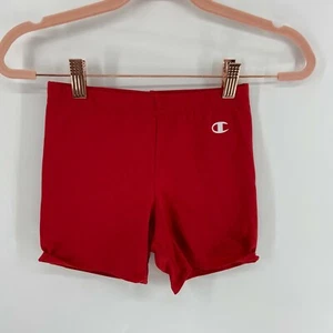 Champion Double Dry Red Long Compression Shorts Youth's NWOT - Picture 1 of 3