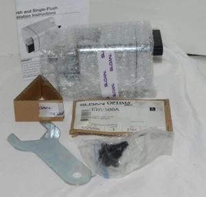 Sloan Optima Plus EBV500A montaje lateral empotrado cromado funciona con pilas - Imagen 1 de 8