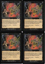MTG: CURSED FLESH Exodus COMMON; played, Excellent condition x4