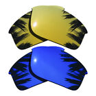 24K Gold Mirrored&Purple Blue Polarized Replacement Lenses for-Oakley Bottlecap
