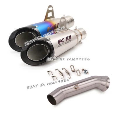 Pontas de silenciador de escape tubulação link médio para Ducati Hypermotard 821 / Hyperstrada 821 - Imagem 1 de 4
