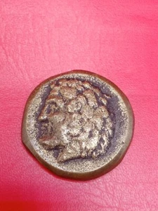 EINE ECHTE ANTIKE RÖMISCHE OKTAVISCHE AUGUSTUS AR DENAR BRONZE MÜNZE 27 V. Chr. - 14 n. Chr. - Bild 1 von 4