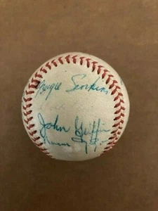 1965 Arkansas Travelers Team Signed Baseball w/Fergie Jenkins,Lucchesi,Dallas Gr - Picture 1 of 7