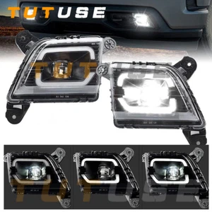 LED Bumper Lamps Fog Light DRL Fit Chevy Silverado 1500 2500HD 3500HD 19-21 - Picture 1 of 6