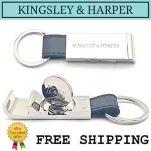 Bottle Opener with a Magnetic Trolley Coin New pound shape with PVC Leather UK - Picture 1 of 8