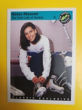 Manon Rheaume 1993 Classic Pro Hockey Prospects Card #3 Rookie