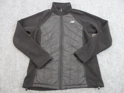 Chaqueta New Balance Mujer Adulto Grande Negra Informal Exterior Vellón Damas Foto 1 de 4