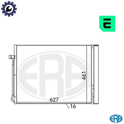 CONDENSER AIR CONDITIONING 667102 FOR BMW X5/SAV/F15/F85/E70 X6/SAC/F16/F86 - Image 1 of 4