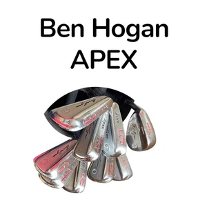 [Lefty / Ben Hogan] APEX Iron Set 9pcs 3-4-5-6-7-8-9-Ew-Sw Flex 3 Original Steel - Picture 1 of 24