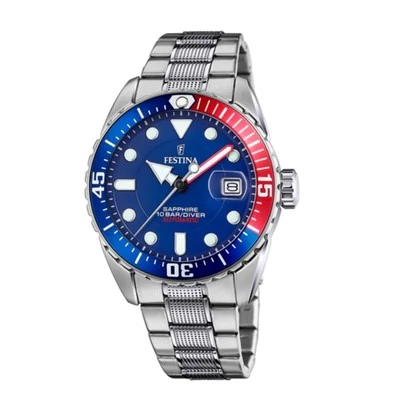 OROLOGIO DA UOMO FESTINA AUTOMATICO DIVER W.R. 20 ATM IN ACCIAIO F20480/1 - Immagine 1 di 4