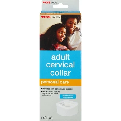 Colar cervical ajustável adulto, tamanho único serve para todos, novo no pacote - Imagem 1 de 2