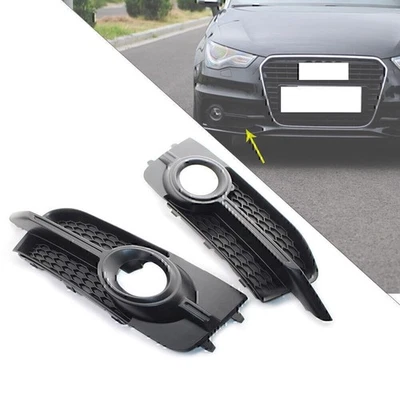 Black Front Bumper Fog Light Grille For AUDI A1 8X 2011-2014 Honeycomb US - Imagem 1 de 4