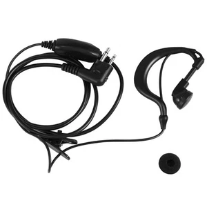 Two-Way Radio Earpiece Headset with PTT Miniphone for 2-Pin Walkie Talkies6845 - Zdjęcie 1 z 7