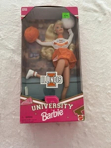 University Barbie Cheerleader Illinois Mattel 17755 Special Edition Neu in OVP 1997 - Bild 1 von 2